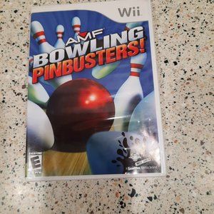 AMF Bowling Pinbusters Nintendo Wii 2007 Complete